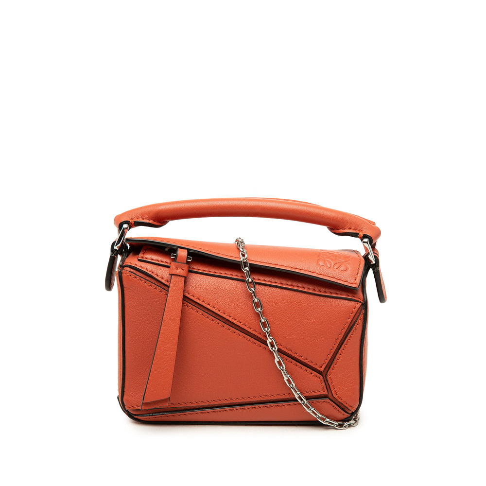 Pre-Loved LOEWE Nano Calfskin Puzzle Satchel